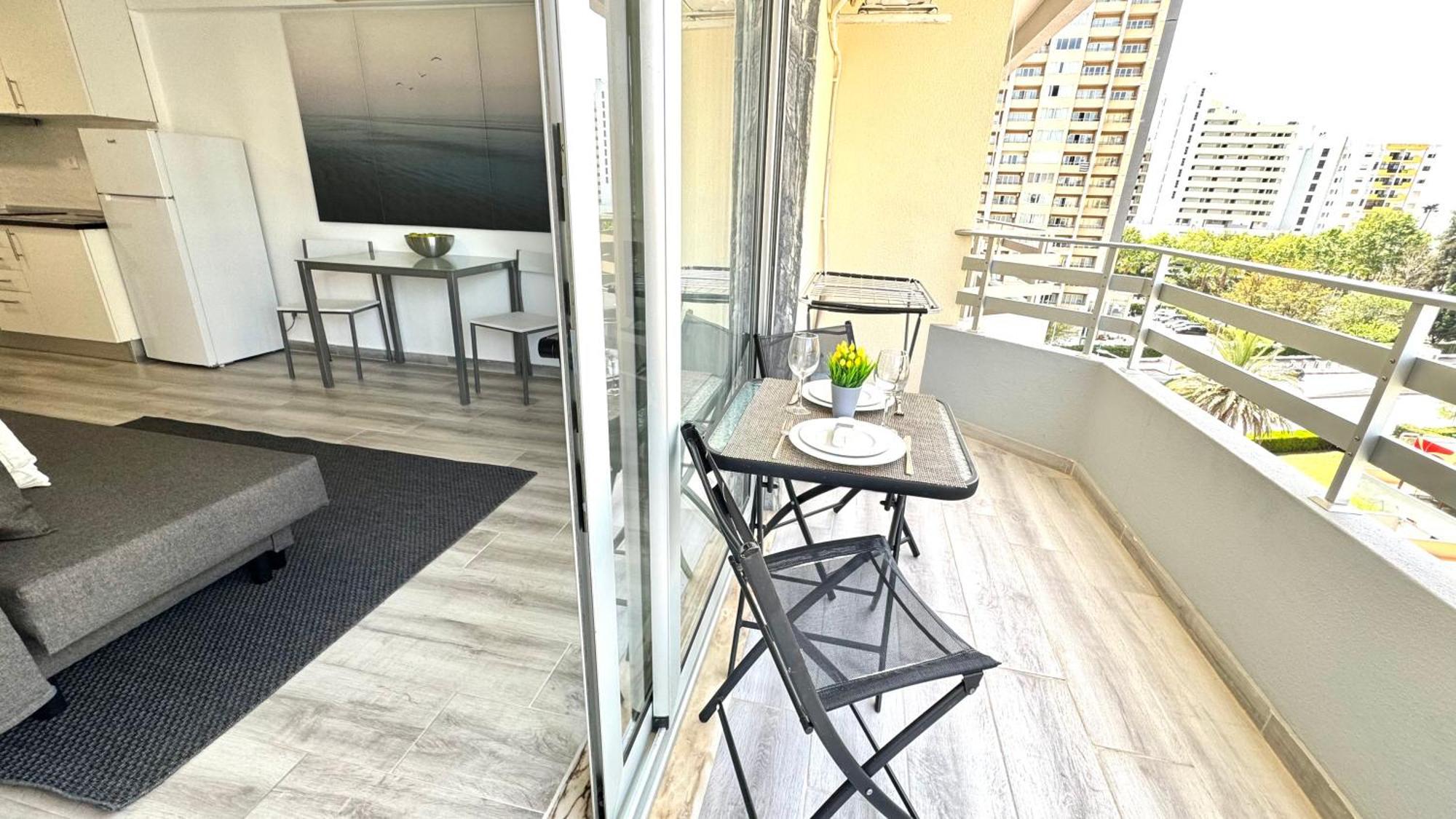 Praia Da Rocha, 504 Casa Dos Arcos, Sunny Studio, Air Conditioning, Internet, Pools, Sea View, By Ig Portimão Dış mekan fotoğraf